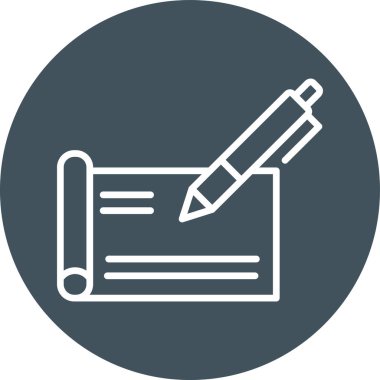 Belge simgesinin vektör illüstrasyonu