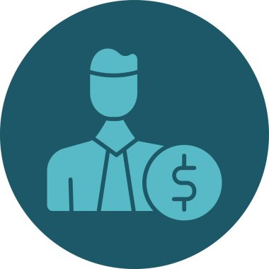 Kolayca düzenleyebilen ve düzenleyebilen Dolar Vektörü simgesi