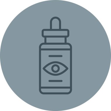 Göz simgesinin vektör illüstrasyonu