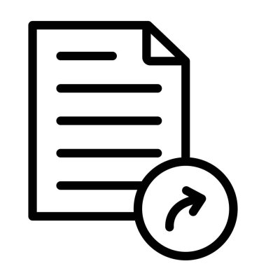 belge simgesi. Beyaz arkaplanda izole edilmiş ağ için belge vektör simgelerinin özet çizimi