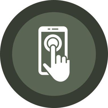 Telefon simgesi vektör illüstrasyonu