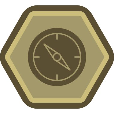 pusula simgesi modadan izole edilmiş arkaplan