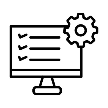 Web simgesi vektör illüstrasyonu