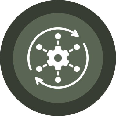 Pusula. Web simgesi vektör illüstrasyonu