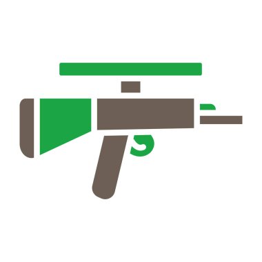 tüfek tabancası ikon vektör illüstrasyon tasarımı