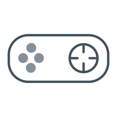 denetleyici vektör simgesi, düzenlenebilir vuruş.