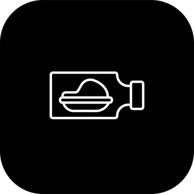 Kişisel ve ticari kullanımda vektör gıda simgesi