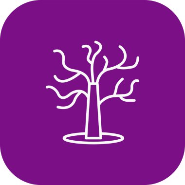 Ağaç simgesi. vektör illüstrasyonu