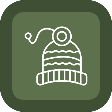 Noel şapkası illüstrasyonu, Noel şapkası simgesi