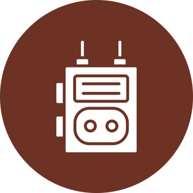 Radyo simgesi, vektör illüstrasyonu