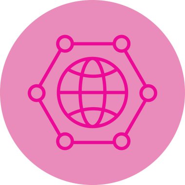 genel ağ simgesi çizimi