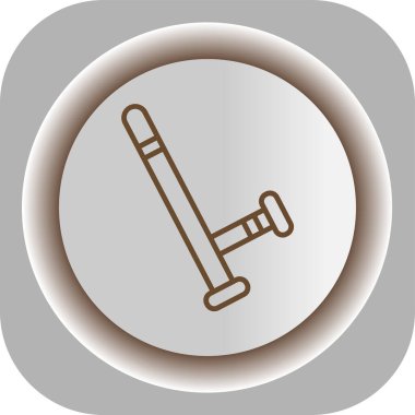 Çekiç ve anahtar simgesi, vektör çizim