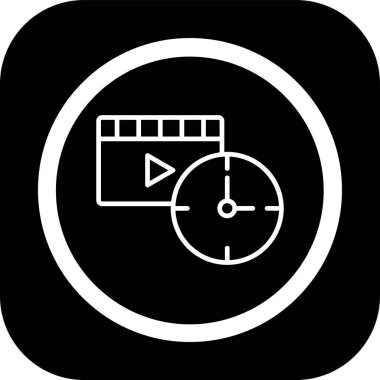 video kamera simgesi soyut arkaplanda izole edildi