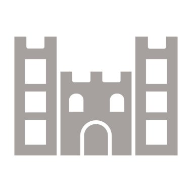 köprü vektör simgesi, düz ve tasarım