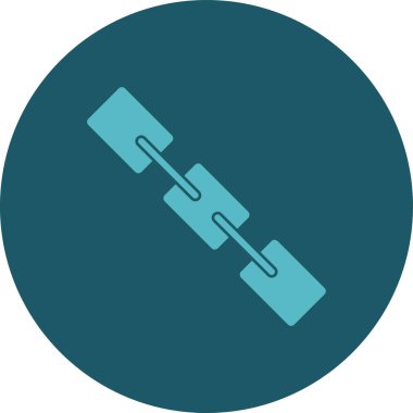 Bir ip simgesinin vektör illüstrasyonu