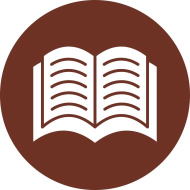 Kitap simgesinin vektör illüstrasyonu