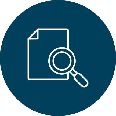 vektör Arama Simgesi illüstrasyonu