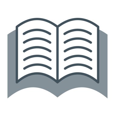 kitap eğitimi bilgi simgesi ana hatları biçiminde