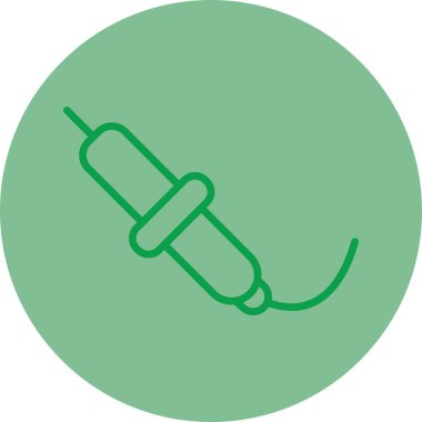 benzersiz el testeresi vektör çizgisi simgesi