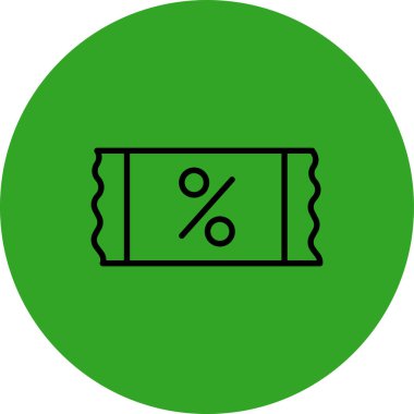 Yeşil renk simgesinin vektör illüstrasyonu