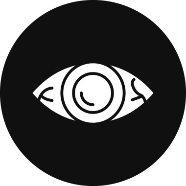 Göz simgesi vektör illüstrasyonu