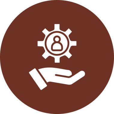 Teçhizat Web simgesi basit illüstrasyon