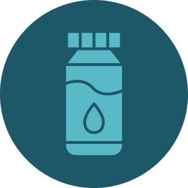 Şişe. Web simgesi basit illüstrasyon