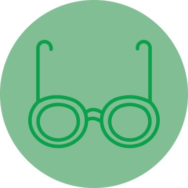 gözlük ikonu vektör illüstrasyonu