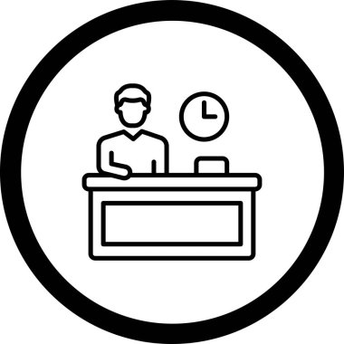 iş simgesi vektör illüstrasyonu