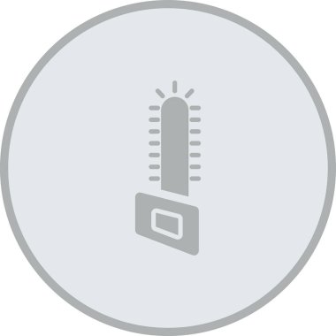 sıcaklık vektörü renk çizgisi simgesi