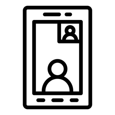 cep telefonu simgesi, basit biçim