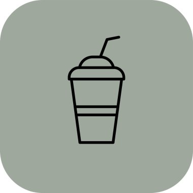 içecek simgesinin vektör illüstrasyonu