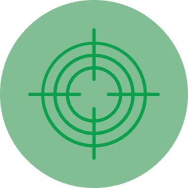 Hedef. Web simgesi basit illüstrasyon