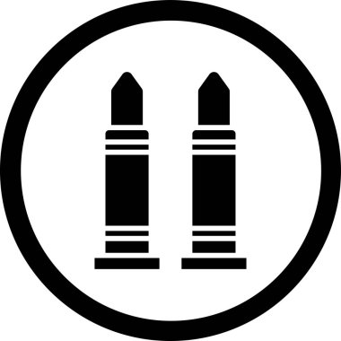 Kurşun. Web simgesi basit illüstrasyon