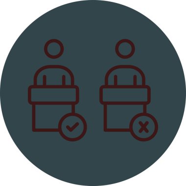 Vektör illüstrasyonu, modern simge