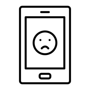 Mobil kutsal kişilerin resmi, vektör çizim