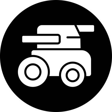 kamyon simgesi soyut arkaplanda izole edildi