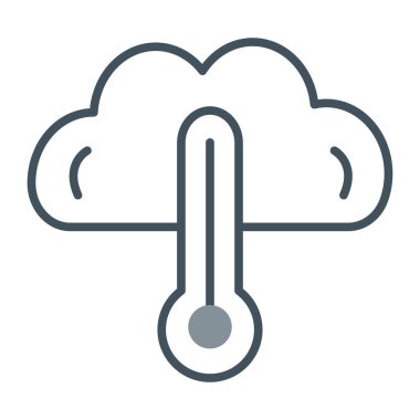 bulut hesaplama vektörü simgesi