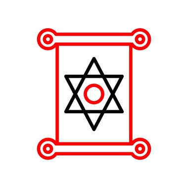 Dinin çizgi simgesi tasarımı