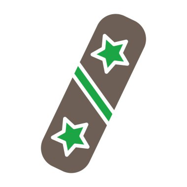 Şeker kamışı vektör düz simgesi