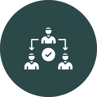 İnsan simgesinin vektör illüstrasyonu