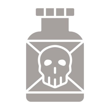 şişe simgesi, vektör illüstrasyonu