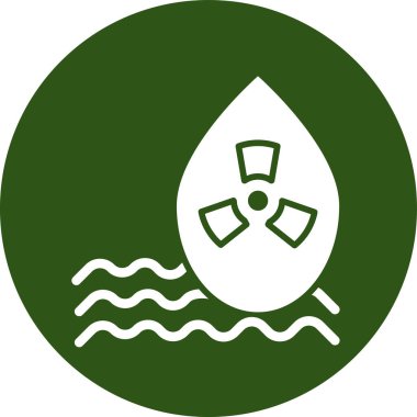 Bir su damlasının vektör çizimi