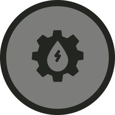 Modern oto tamir simgesinin vektör illüstrasyonu