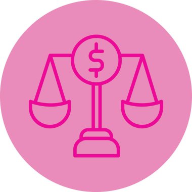 Modern simgenin vektör illüstrasyonu