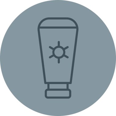 Ampul simgesinin vektör illüstrasyonu