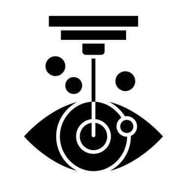 Göz simgesi, vektör illüstrasyonu