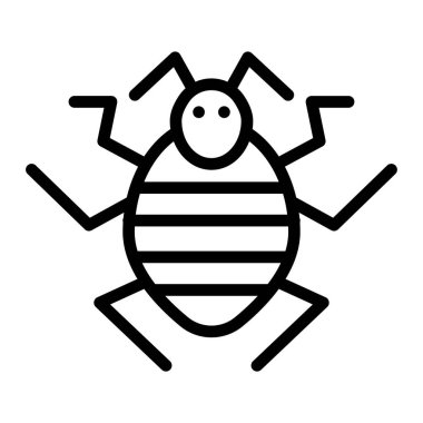 Beyaz arkaplanda izole edilmiş arı simgesi vektör ana hatları
