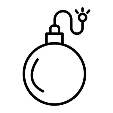 Bomba. Web simgesi basit tasarım