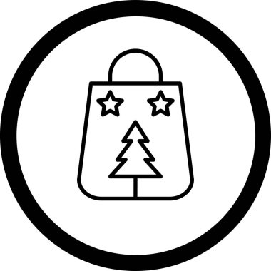 hediye simgesi, vektör çizimi